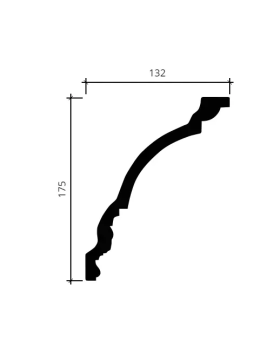Карниз Европласт 1.50.256 Пенополиуретан 2000*173*133 мм-foto4