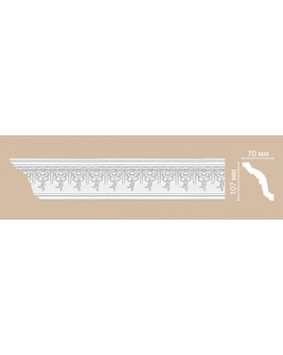 Потолочный плинтус с орнаментом Decomaster 95696 (107*70*2400)