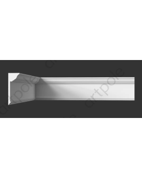 Карниз гладкий SKT144 Artpole Гипс