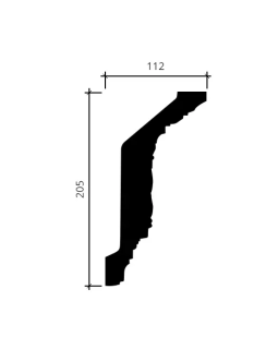 Карниз Европласт 1.50.281 Пенополиуретан 2000*204*112 мм-foto4