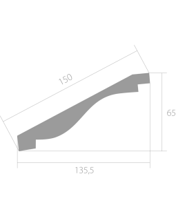 Карниз Ultrawood CR 0023 ЛДФ 2000-2440*135,5*65 мм-foto6