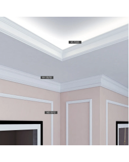 Карниз Bello Deco К5 XPS Полимер 2000*70*35 мм-foto3