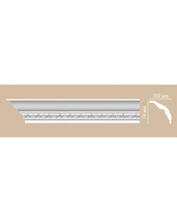 Потолочный плинтус с орнаментом Decomaster DT 3 (74*102*2400)