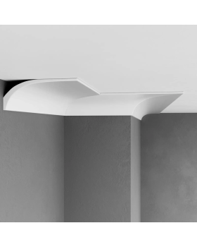 Плинтус потолочный Decomaster D313 2000*155*61*2000 мм-foto4