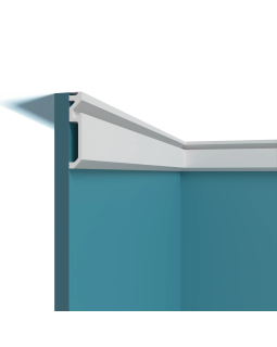 Плинтус P235 Перфект Плюс XPS Полимер 2000*120*22 мм-foto3