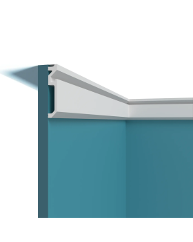 Плинтус P235 Перфект Плюс XPS Полимер 2000*120*22 мм-foto3