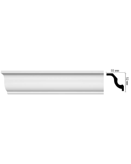 Плинтус потолочный Decomaster D108 (52*52*2000мм)-foto3