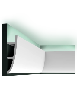 C374 Карниз для скрытого освещения Antonio Orac Decor Полиуретан-foto4