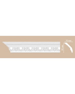 Потолочный плинтус с орнаментом Decomaster 95769 (90*70*2400)