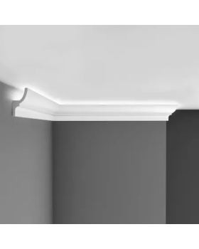 Потолочный плинтус под подсветку Decomaster D501 (73*40*2000 мм)