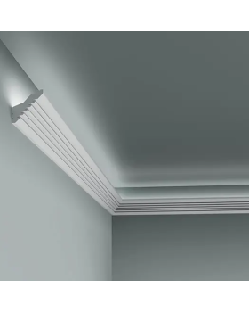 Карниз Европласт 6.50.701 Композит Новый 2000*35*35 мм-foto3