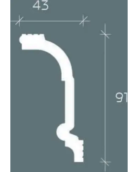 Карниз Европласт 6.50.247 Композит 2000*91*43 мм-foto2