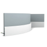 Многофункциональный профиль гибкий Orac Decor SX163F Square Полиуретан