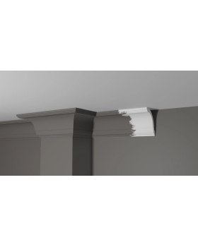 Карниз DD08 Decor Dizayn Полистирол 2000*100*77 мм-foto2