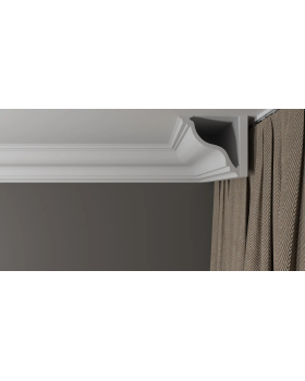 Карниз Decor Dizayn DD504 Полистирол 2000*115*115 мм-foto3