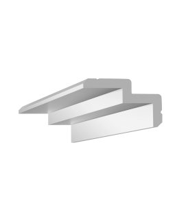 Плинтус потолочный Decomaster D390 (61*101*2000 мм)-foto3