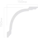 Карниз Hiwood A212 Полистирол Под покраску