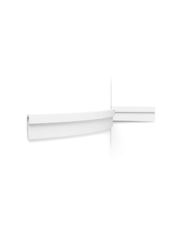 Многофункциональный профиль гибкий Orac Decor PX198F U-Steps Дюрополимер 2000*83*20 мм
