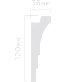 Карниз Hiwood A120 Полистирол Под покраску-foto2