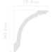 Карниз Hiwood A118 Полистирол Под покраску