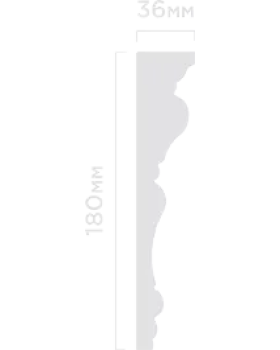 Карниз Hiwood L1502 Полистирол Под покраску-foto2