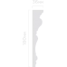 Карниз Hiwood L1502 Полистирол Под покраску