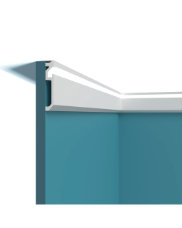 Плинтус P235 Перфект Плюс XPS Полимер 2000*120*22 мм-foto4