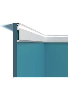 Плинтус P235 Перфект Плюс XPS Полимер 2000*120*22 мм-foto4