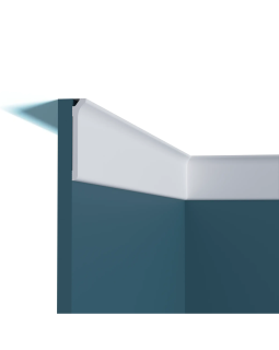 Плинтус P222 Перфект Плюс XPS Полимер 2000*100*17 мм-foto2