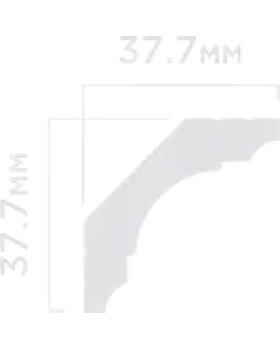 Карниз (галтель) Hiwood A53 Полистирол Под покраску-foto2