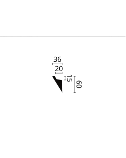 Карниз NMC Wallstyl IL4 60х37,5х2000 мм-foto2