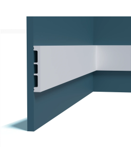 Плинтус P211 Перфект Плюс XPS Полимер 2000*120*18 мм-foto2