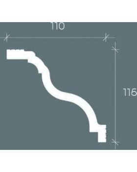 Карниз Европласт 6.50.245 Композит 2000*116*110 мм-foto2