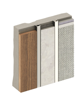 Разделительный профиль Decaro D007 Алюминий 3000*15*12,5 мм-foto4