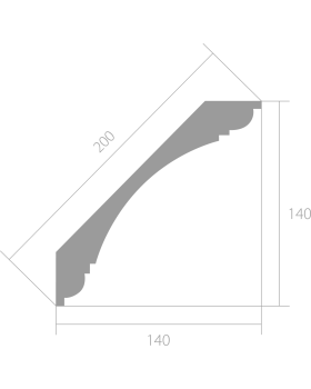 Карниз Ultrawood CR 0003i ЛДФ-foto2