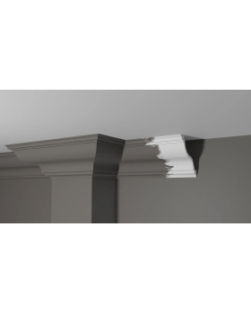 Карниз Decor Dizayn DD504 Полистирол 2000*115*115 мм-foto5