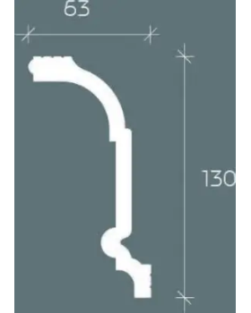 Карниз Европласт 6.50.246 Композит 2000*130*63 мм-foto2