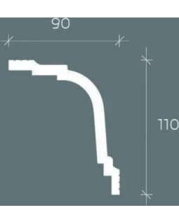 Карниз Европласт 6.50.244 Композит 2000*110*90 мм-foto2