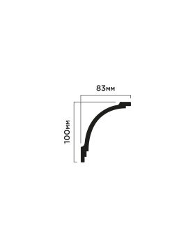 Карниз Hiwood A130V1 Полистирол Под покраску-foto2