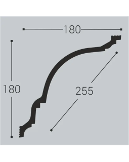 Карниз Bello Deco К23 Полистирол 2000*180*180 мм-foto2