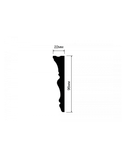 Карниз Hiwood L1704 Полистирол Под покраску-foto2