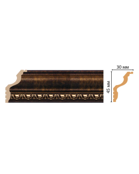 Карниз потолочный Decomaster 148D-56 (45*30*2400)