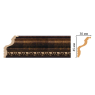 Карниз потолочный Decomaster 148D-56 (45*30*2400)