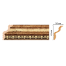 Карниз потолочный Decomaster 148D-57 (45*30*2400)