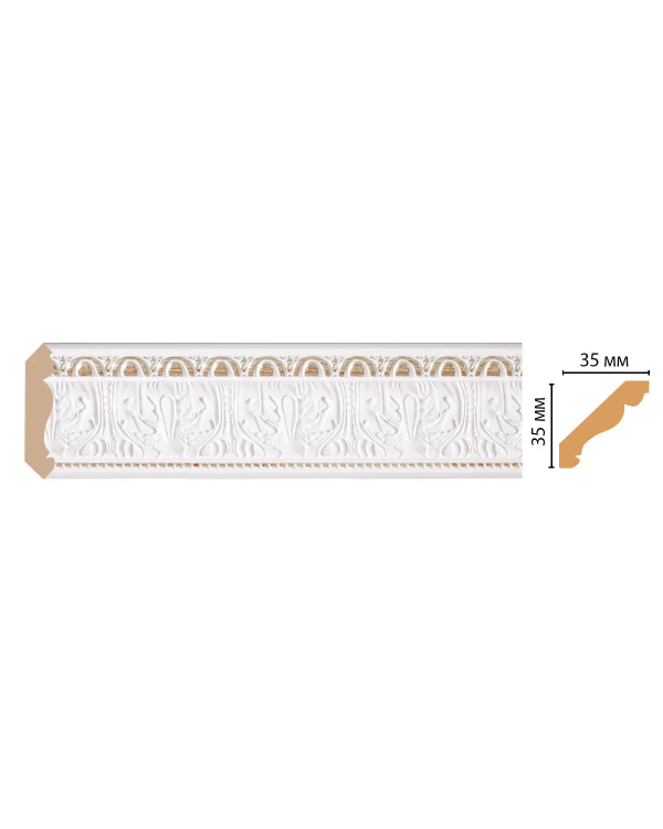 Карниз потолочный Decomaster 155S-115 (35*35*2400)