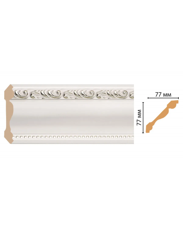 Карниз потолочный Decomaster 154-60 (77*77*2400)