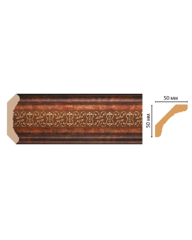 Карниз потолочный Decomaster 167-767 (48*48*2400)
