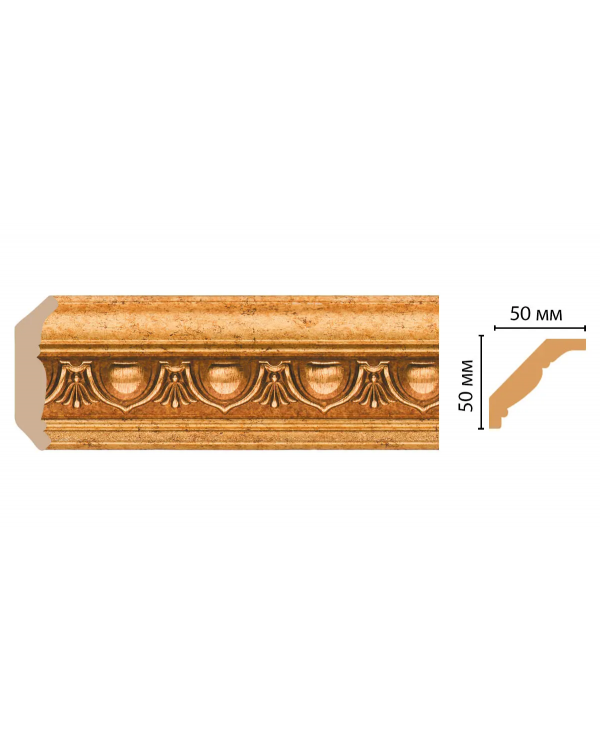 Карниз потолочный Decomaster 155D-58 (50*50*2400)