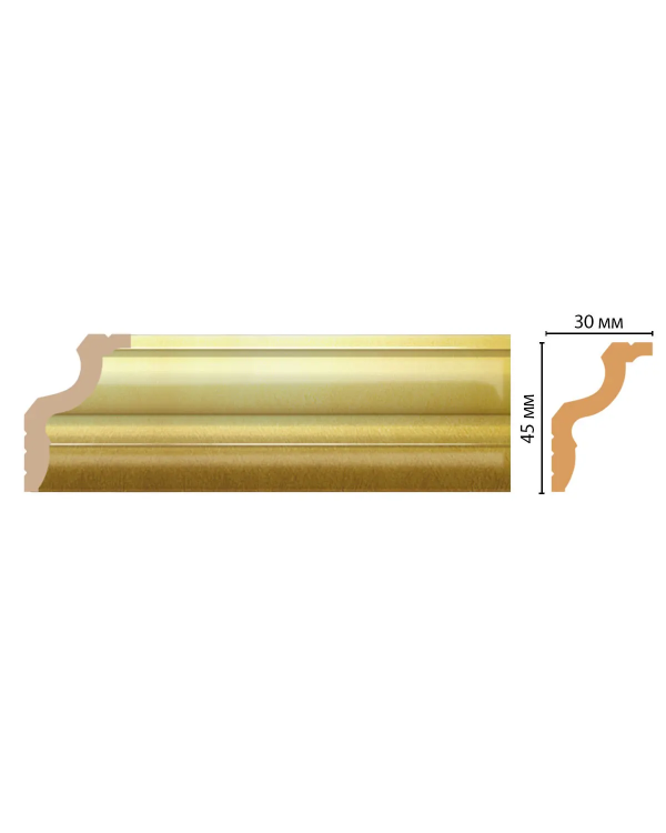 Карниз потолочный Decomaster D148-374 (45*30*2400)