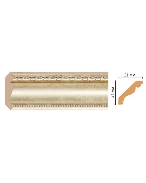 Карниз потолочный Decomaster 155-937 (51*51*2400)